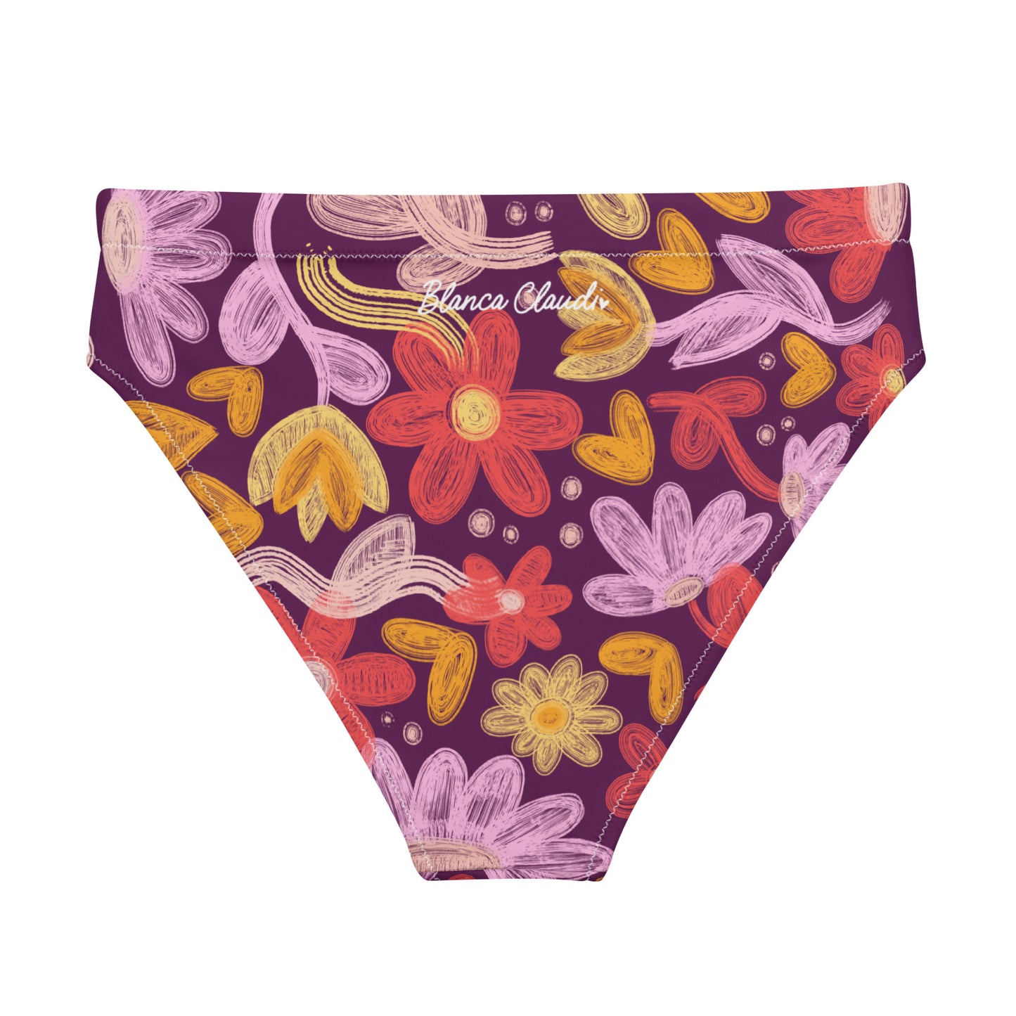 Summer 3 Recycled high-waisted bikini bottom plus