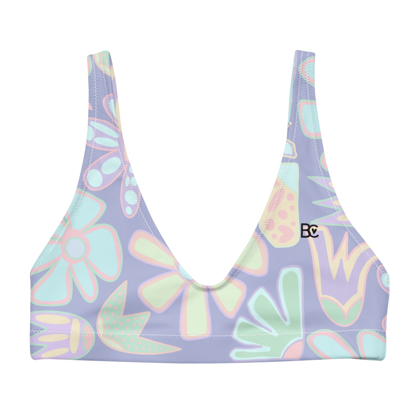 BC Easter Limited Edition Recycled Padded Bikini Top/Sport Bra Top